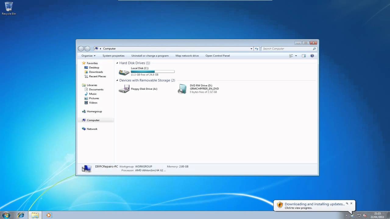 Windows 7 embedded repair disk download